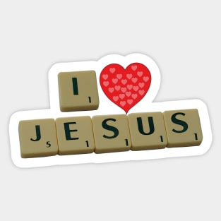 I Love Jesus Sticker